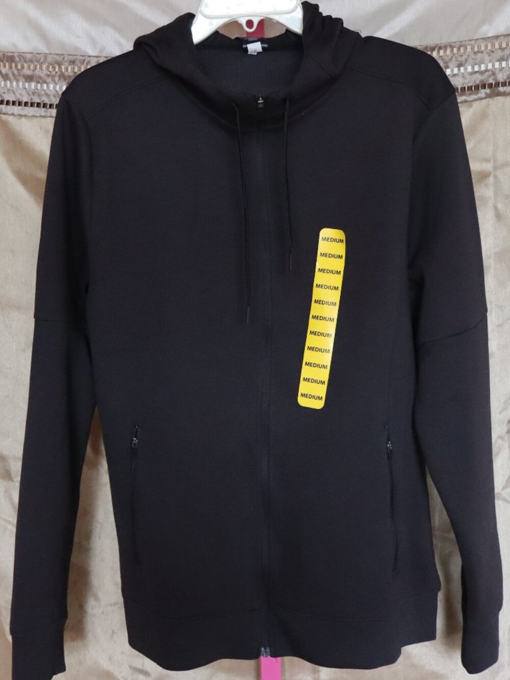 Full Zip Active Black Hoodie - Medium NWTs